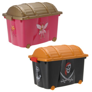 Pirate or Princess Kids Toy Storage Storage Box